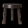 Tabouret Faye, Mangue foncée tachetée
