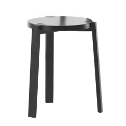 Tabouret Happy, Noir-noir