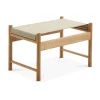 Tabouret HB, Chêne huilé -toile