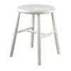 Tabouret J27, Beech white painted