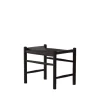 Tabouret J16, Noir-chêne noirci