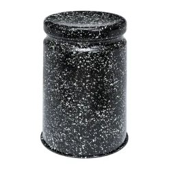 Tabouret Last Ø32x44 cm, Black-white splatter