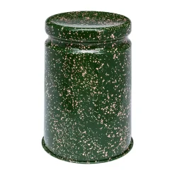 Tabouret Last Ø32x44 cm, Green-pink splatter