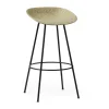 Tabouret Mat Barstool 75 cm, Seaweed-black steel