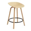 Tabouret Mat Barstool 65 cm, Hemp-hêtre-acier noir