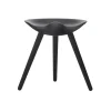 Tabouret ML42 48 cm, Hêtre teinté noir