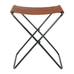 Tabouret Nola cuir, Forest green