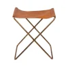 Tabouret Nola cuir, petit, 45 cm