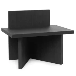 Tabouret Oblique, Noir