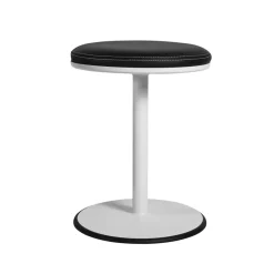 Tabouret Orbit, blanc, noir/blanc