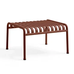 Tabouret Ottoman Palissade, Iron red