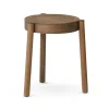 Tabouret Pal, chêne fumé