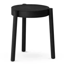 Tabouret Pal, Noir chêne