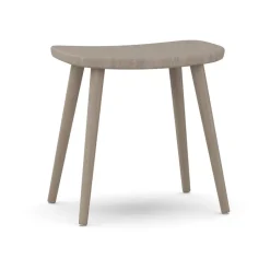 Tabouret Palle chêne, Huile blanche