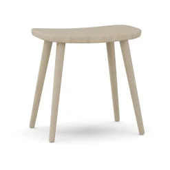 Tabouret Palle chêne, Vernis mat clair