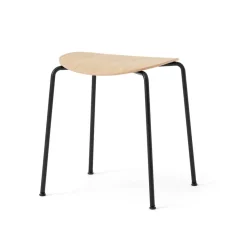 Tabouret Pavilion AV36, Black-lacquered oak