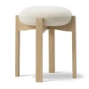 Tabouret Pioneer bas, Hallingdal 200-chêne laqué