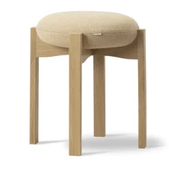 Tabouret Pioneer bas, Vidar 323-chêne laqué