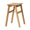 Tabouret pliant Angle, Chêne
