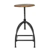 Tabouret Sire, nature-noir