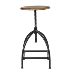 Tabouret Sire, nature-noir