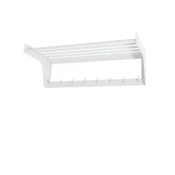Étagère à chapeaux Alfred, blanc
