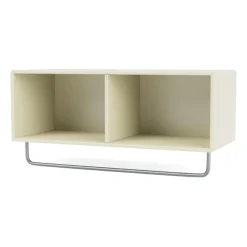 Étagère à chapeaux avec tringle COAT, Vanilla