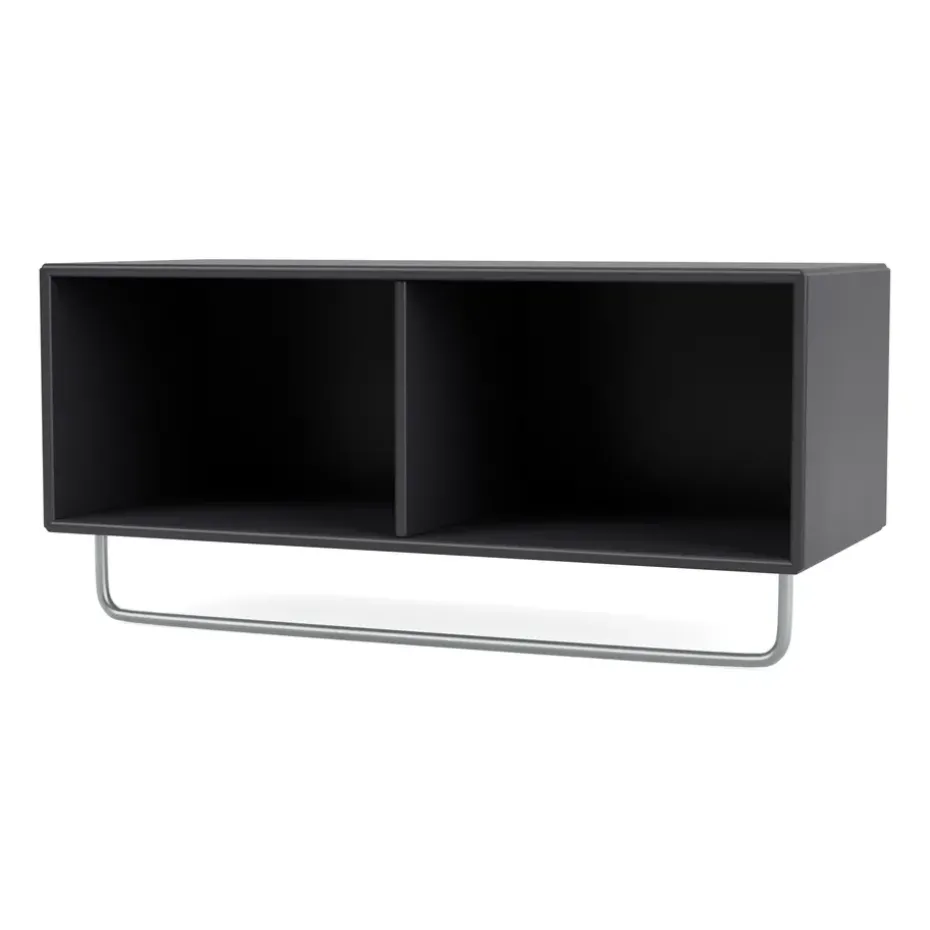 Étagère à chapeaux avec tringle COAT, Anthracite