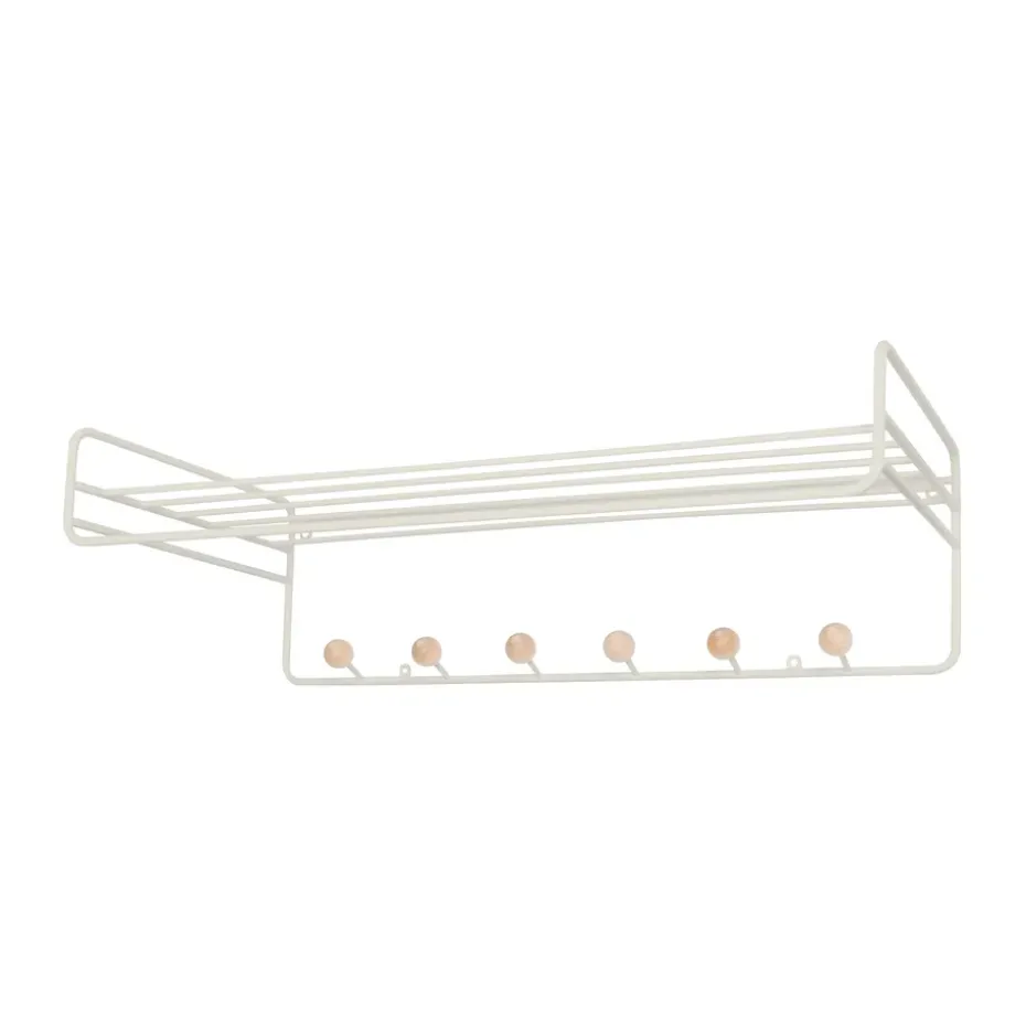 Étagère à chapeaux Bill Hat Rack, Greige