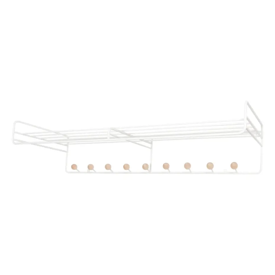 Étagère à chapeaux Bill Hat Rack L, Blanc