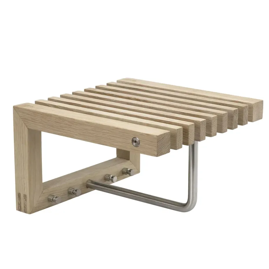 Étagère à chapeaux Cutter mini, chêne