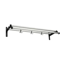 Étagère à chapeaux Nostalgi 291, aluminium, structure noire