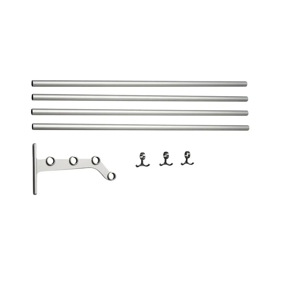 Étagère à chapeaux Nostalgi 291 à assembler, aluminium, structure en aluminium