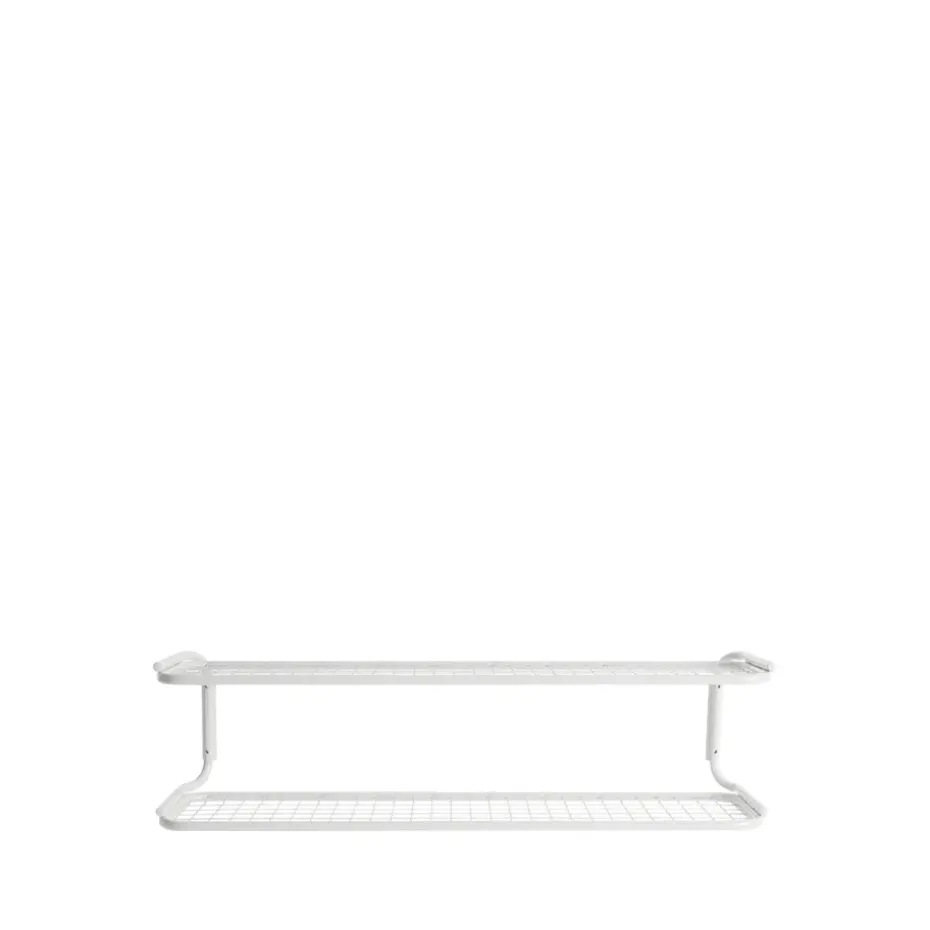 Étagère à chaussures Classic 650, blanc/blanc, 2 niveaux, 100 cmn