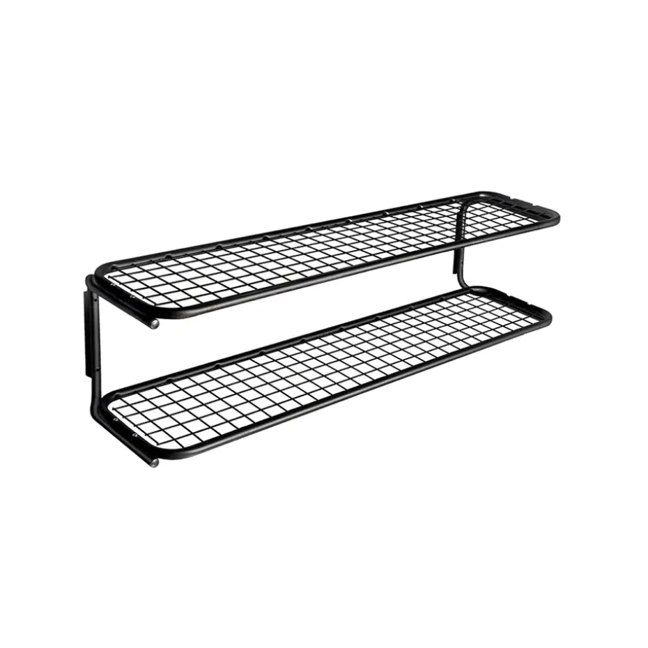 Étagère à chaussures Classic 650, noir/noir, 2 niveaux, 80 cm