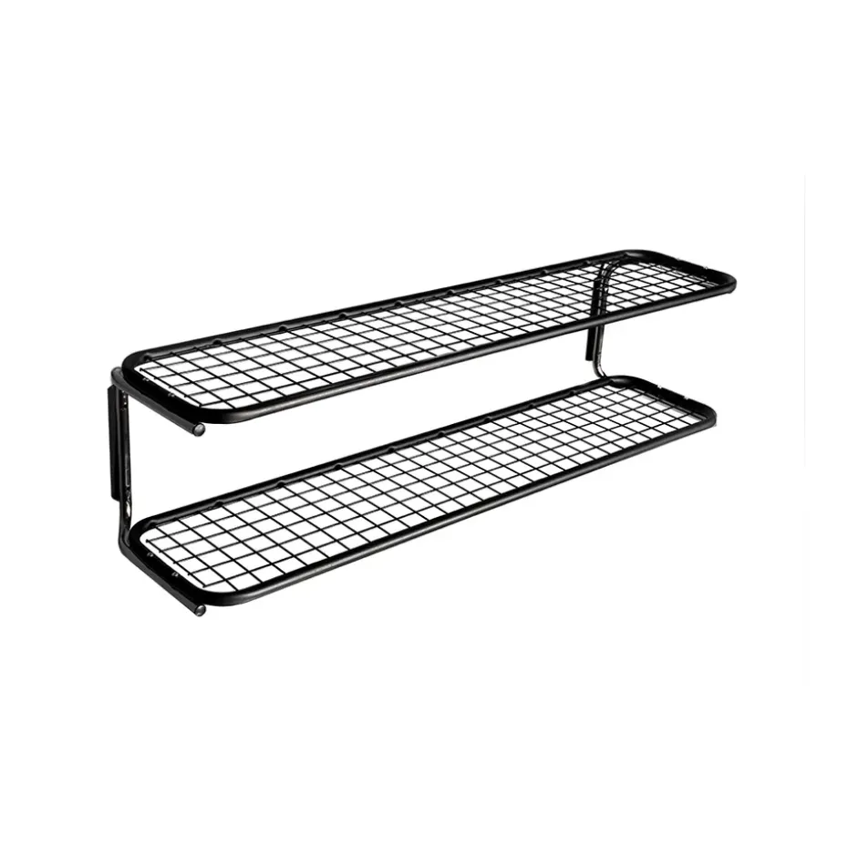 Étagère à chaussures Classic 650, noir/chrome, 2 niveaux, 60 cm