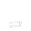 Étagère à chaussures Classic 650, blanc/chrome, 2 niveaux, 60 cm