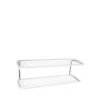 Étagère à chaussures Classic 650, blanc/chrome, 2 niveaux, 90 cm