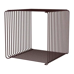 Étagère cube Panton Wire Single 34,8x34,8x34,8 cm, Black red