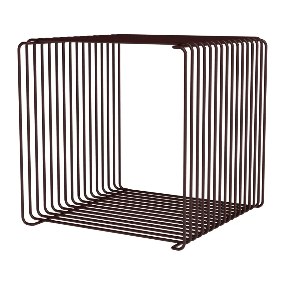 Étagère cube Panton Wire Single 34,8x34,8x34,8 cm, Black red