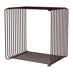 Étagère cube Panton Wire Single 34,8x34,8x25,7 cm, Black red