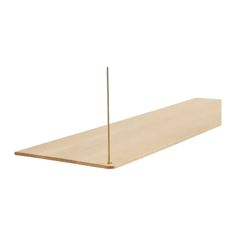 Étagère d'appoint Stedge 80 cm, Chêne