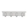 Étagère de couloir A-Hallway shelf avec porte-manteaux, Gris clair