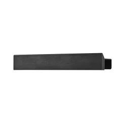 Étagère magnétique Flex Rail 40 cm, Chêne peint noir-noir