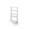Étagère murale avec bureau Gridlock - M1-A4-0-D, White stained Ash