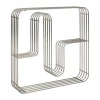Étagère murale Curva carrée, Argent