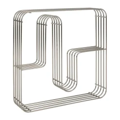 Étagère murale Curva carrée, Argent
