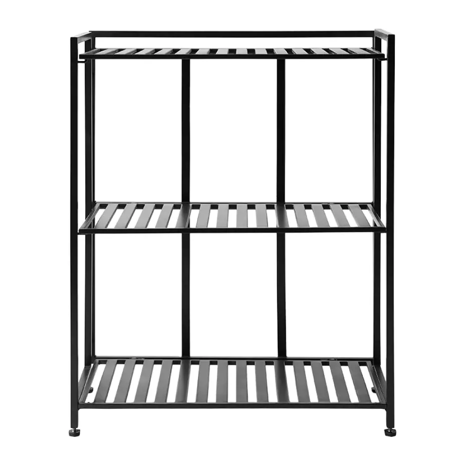 Étagère murale Manhattan Low 65,5x33x79,5 cm, Black