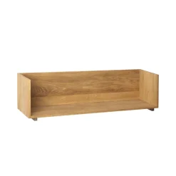 Étagère murale Stack, oak, consoles en noyer huilé foncé
