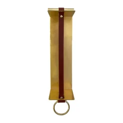 Étagère murale Strapp 10x33 cm, Brass